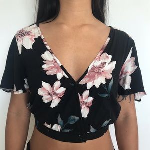 Floral Crop Top